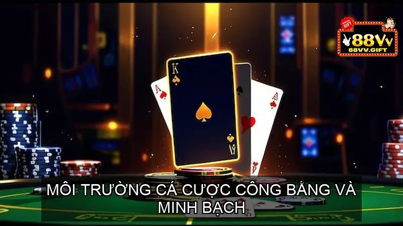 Môi trường cá cược công bằng và minh bạch