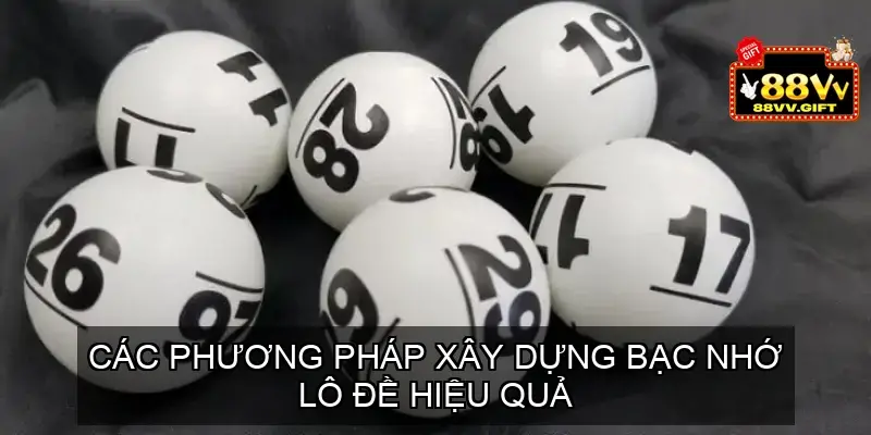 Các phương pháp xây dựng bạc nhớ lô đề hiệu quả