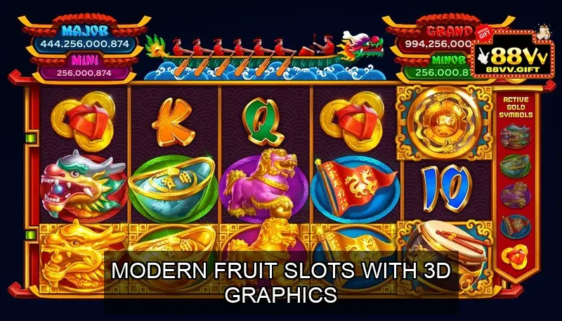 Xèng Hoa Quả - Biểu Tượng Giải Trí Kinh Điển Vượt Thời Gian 5 Modern Fruit Slots with 3D Graphics